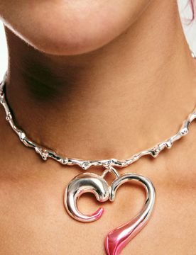 Pendentif cœur zalio MATERIAL FINISHES U female