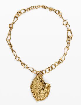 Pendentif multiposition coquillage bain d'or Zalio MATERIAL FINISHES U female
