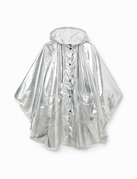 Imperméable lamé métallisé BLACK U female