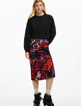 Robe 2 en 1 conçue par mr. christian lacroix BLACK XS female