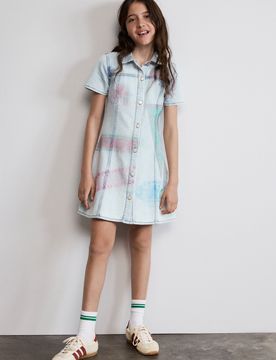 Robe en jean imprimée BLUE 9/10 female
