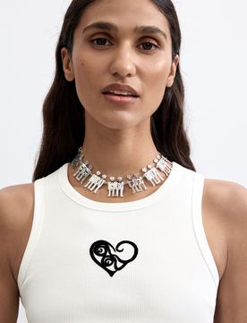 Collier court Robots Zalio BLACK U female