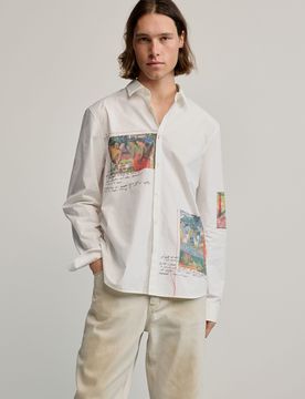 Chemise imprimée gaugin WHITE S male