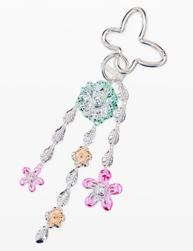 Charm Flores Zalio, Zinc, Negro, U