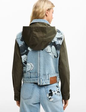 Parka bimatière Mickey Mouse™, Coton, Bleu, XS