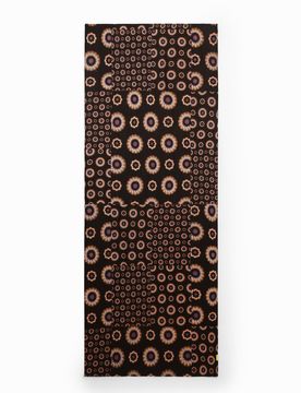 Foulard rectangulaire géométrique BLACK U female