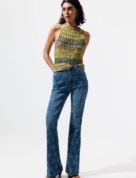 Pantalon jean évasé BLUE 42 female