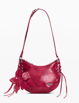Porte-monnaie bandoulière fleur RED U female