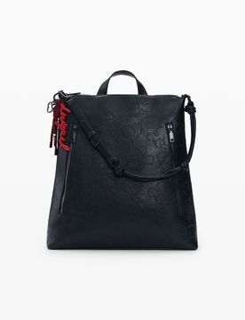 Sac à dos moyen appliques Mickey Mouse™ BLACK U female