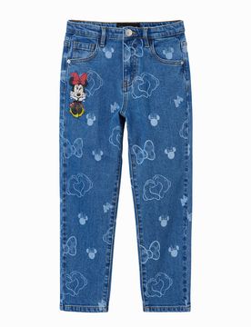Jean Minnie Mouse BLUE 7/8 female