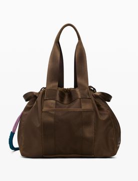 Grand sac cabas en nylon BROWN U female