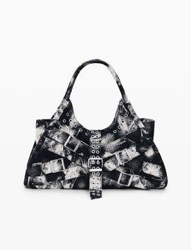 Bolso grande hebillas, Mujer, U