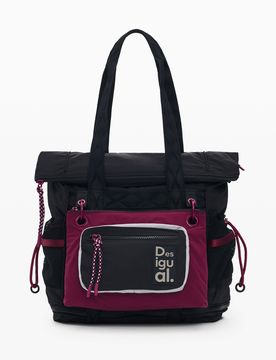 Grand sac à dos en nylon BLACK U female