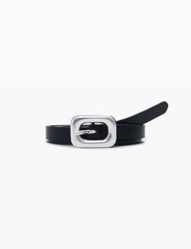 CEINTURE EN CUIR NOIR BLACK 85 female