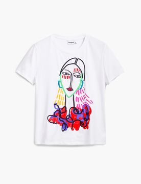T-shirt imprimé Arty WHITE S female