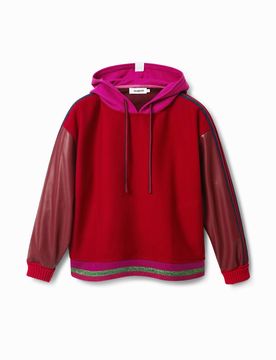 Sweat-shirt hybride RED S female