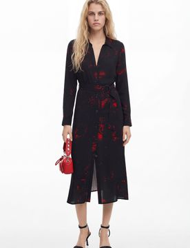 Robe chemise midi M. Christian Lacroix BLACK S female