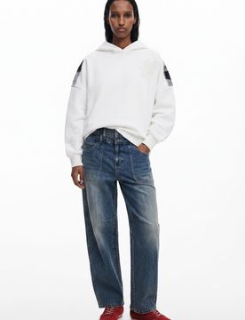 Sudadera diseñada por Mr. Christian Lacroix, Blanco, S