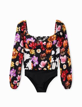 Body fleuri M. Christian Lacroix BLACK M female