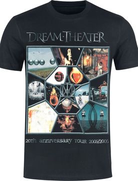 T-Shirt - Anniversary Tour - S bis M - für Männer - Größe S - schwarz - Lizenziertes Merchandise! - Männer - male