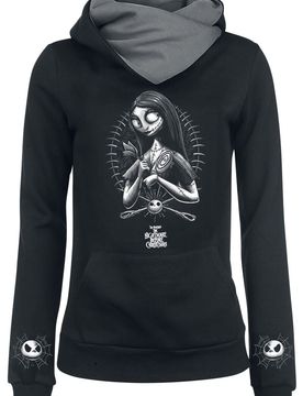Disney Kapuzenpullover - Sally - XS bis 5XL - für Damen - Größe 4XL - schwarz/grau - EMP exklusives Merchandise! - Frauen - female