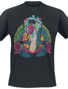 Disney T-Shirt - Rafiki - S bis XXL - für Männer - Größe M - schwarz - Lizenzierter Fanartikel - Männer - male