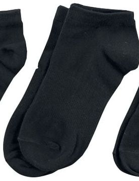 Socken - No Show Socks 5-Pack - EU35-38 bis EU47-50 - Größe EU 47-50 - schwarz - Unisex - unisex