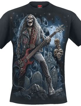 Gothic T-Shirt - Grim Rocker - S bis 4XL - für Männer - Größe XXL - schwarz - Männer - male