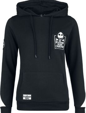 Disney Kapuzenpullover - Here Comes Jack - S bis XXL - für Damen - Größe S - schwarz/weiß - EMP exklusives - Frauen - female
