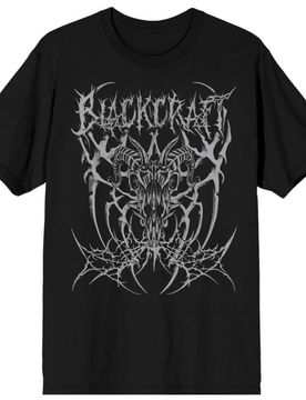 Gothic T-Shirt - Skull Web Boxy Pigment Tee - M bis XXL - für Männer - Größe M - schwarz - Männer - male