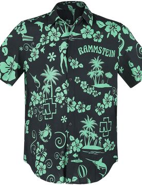 Kurzarmhemd - Mein Land - S bis 5XL - für Männer - Größe L - schwarz/grün - Lizenziertes Merchandise! - Männer
