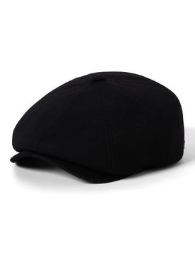 Mütze - Brood Flannel Snap Cap - schwarz - Unisex - unisex