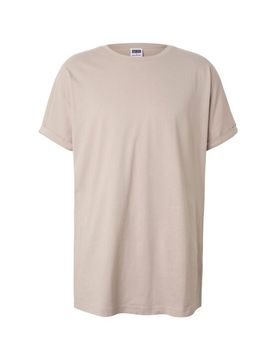 T-Shirt - Long Shaped Turnup Tee - S bis 5XL - für Männer - Größe XL - beige - Männer - male