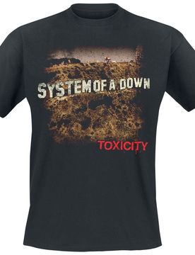 T-Shirt - Toxicity - S bis L - Größe S - schwarz - Lizenziertes Merchandise! - Unisex - unisex