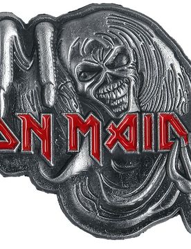 Pin - Number Of The Beast - grau/rot - Lizenziertes Merchandise! - None - unisex