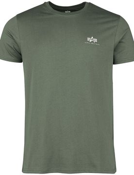 T-Shirt - Basic T Small Logo - S bis XXL - für Männer - Größe XL - grün - Männer - male