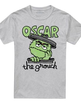 T-Shirt - Oscar - M bis 5XL - für Männer - Größe 4XL - grau - Lizenzierter Fanartikel - Männer - male