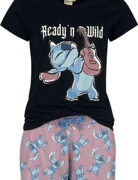 Disney Schlafanzug - Ready 'n Wild - S bis 3XL - für Damen - Größe 3XL - multicolor - EMP exklusives Merchandise! - Frauen
