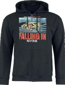 Kapuzenjacke - Walking Dead - S bis 4XL - für Männer - Größe 4XL - schwarz - Lizenziertes Merchandise! - Männer - male