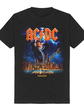 T-Shirt - PWRUP Chicago - S bis 3XL - für Männer - Größe 3XL - schwarz - Lizenziertes Merchandise! - Männer