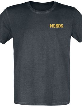 T-Shirt - Nerds Are Cool - Ernie und Bert - S bis 3XL - für Männer - Größe XXL - schwarz - EMP exklusives Merchandise! - Männer - male