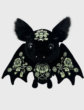 Gothic Plüschfigur - Kreeptures - Vampir: Glow Blossom Plush (Glow in the Dark) - schwarz/weiß - None - unisex