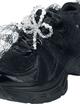 Gothic Sneaker - Kelpie Whimsical Terrain Trainers - Black - EU36 bis EU41 - für Damen - Größe EU38 - schwarz - Frauen - female