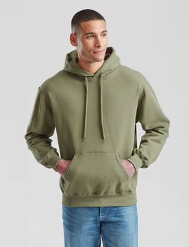 Kapuzenpullover - CLASSIC HOODED SWEAT - S bis XXL - für Männer - Größe S - oliv - Männer - male