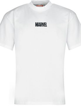 Marvel T-Shirt - Split Comic - S bis XXL - für Männer - Größe XXL - weiß - Lizenzierter Fanartikel - Männer - male