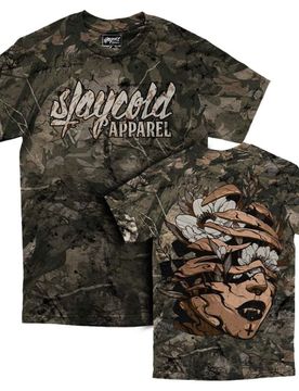 Camouflage/Flecktarn T-Shirt - Witchfire Regular Fit (200 GSM) - XS bis 3XL - für Männer - Größe XL - grün - Männer - male
