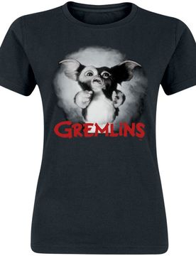 T-Shirt - Gremlin Scared - S bis 3XL - für Damen - Größe XL - schwarz - EMP exklusives Merchandise! - Frauen - female