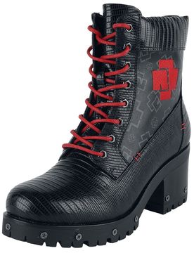 Boot - Modell - EU38 bis EU42 - für Damen - Größe EU40 - schwarz/rot - Lizenziertes Merchandise! - Frauen - female