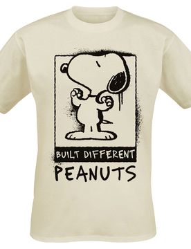 T-Shirt - Snoopy - Built Different - S bis 3XL - für Männer - Größe XXL - multicolor - EMP exklusives Merchandise! - Männer - male