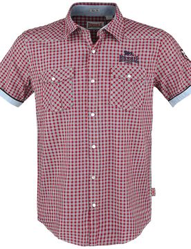 Kurzarmhemd - Berny - S bis 3XL - für Männer - Größe XXL - rot - Männer - male